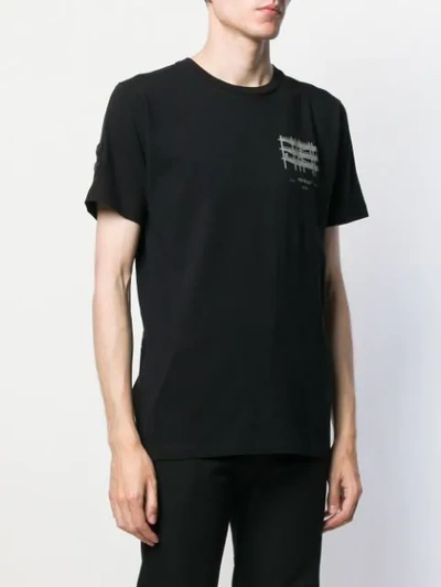 Shop Off-white Industrial Short-sleeved Tee In Black Silver