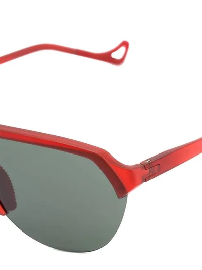 Shop District Vision 'negata' Sonnenbrille In Red