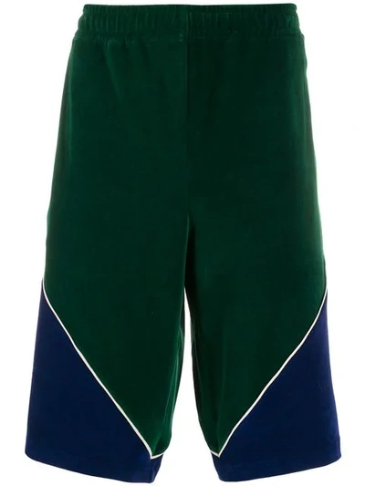 Shop Gucci Track Shorts In Green