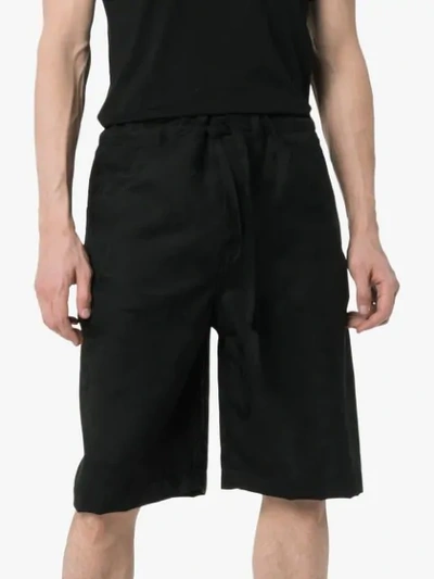 Shop Comme Des Garçons Homme Deux Camo Print Jacquard Shorts In Black