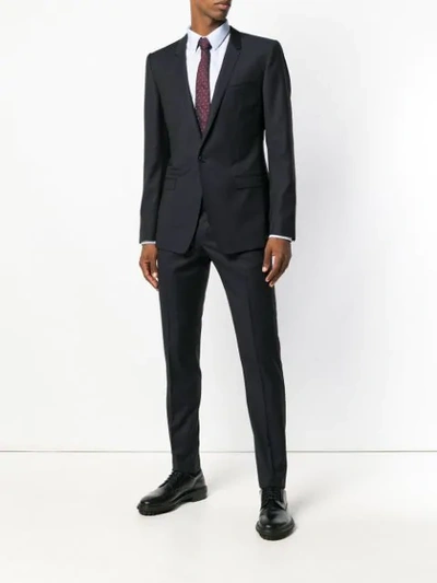 Shop Dolce & Gabbana Two-piece Formal Suit In Blue