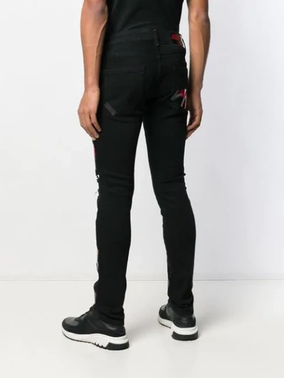 Shop Philipp Plein Super Skinny Jeans In Black