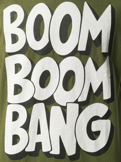 Shop Junya Watanabe 'boom Boom Bang' T-shirt In Green
