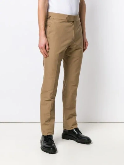 Shop Tom Ford Tailored Trousers In Neutrals