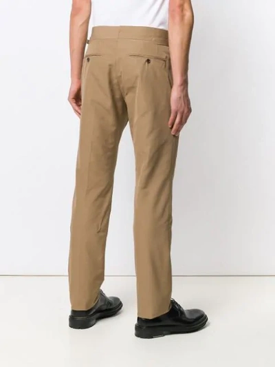 Shop Tom Ford Tailored Trousers In Neutrals