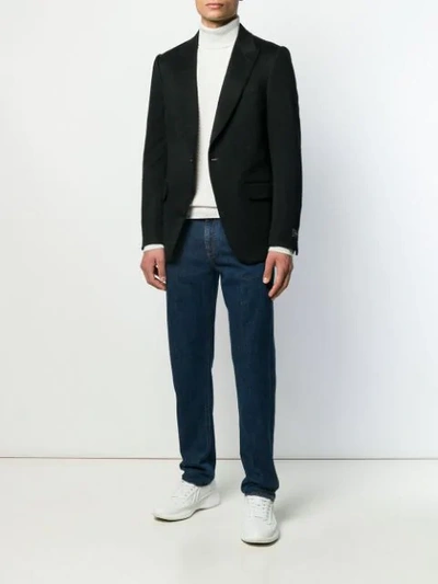 Shop Ermenegildo Zegna Straight Leg Jeans In Blue