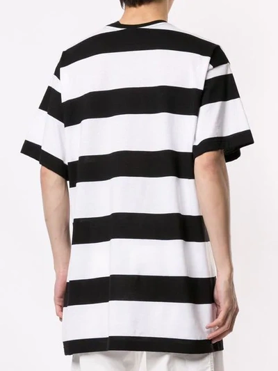 Shop N°21 Patch Striped T In Black