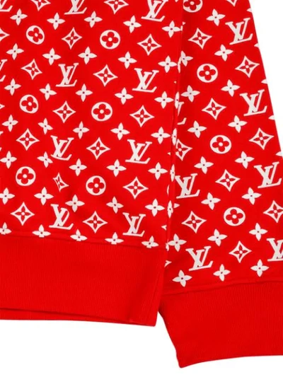 Supreme X Louis Vuitton Hoodie In Red