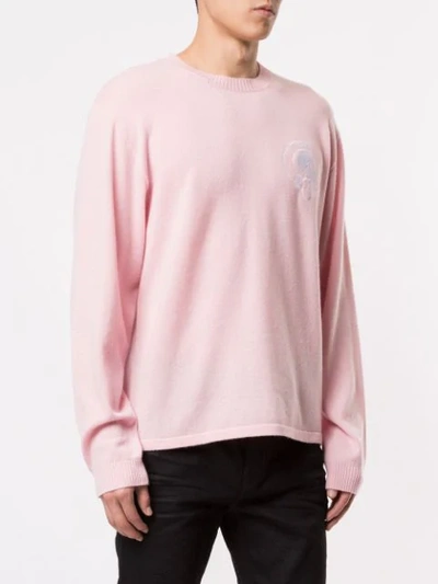 Shop Rta Back Bone Sweater In Pink