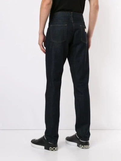 Shop Dolce & Gabbana Regular Fit Jeans In Blue