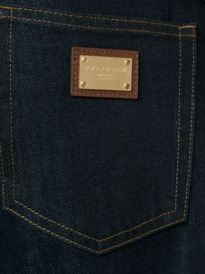 Shop Dolce & Gabbana Regular Fit Jeans In Blue
