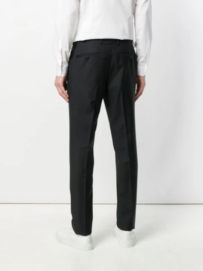 Shop Wooyoungmi Straight Trousers - Black