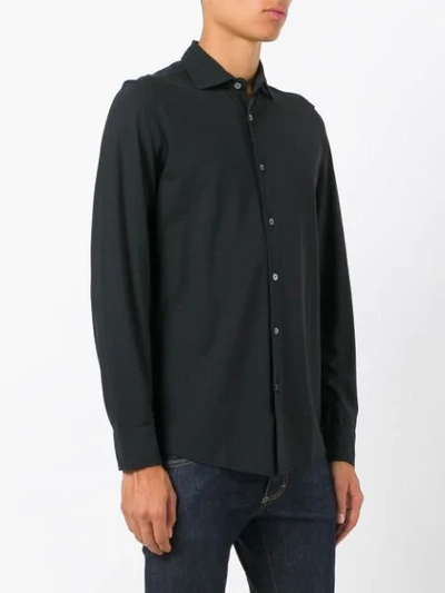 Drumohr Classic Shirt In Black