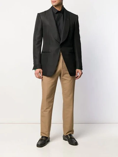 Shop Tom Ford Single-breasted Blazer In Black