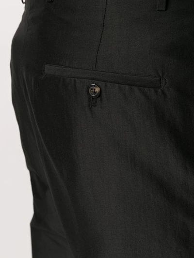 Shop Rick Owens Drop-crotch Tailored Trousers In Black