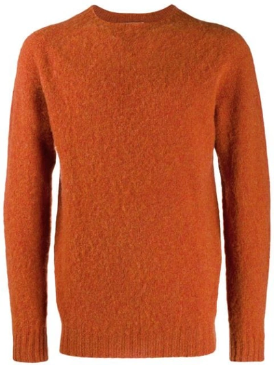 Shop Officine Generale Pullover Mit Schmaler Passform In Orange