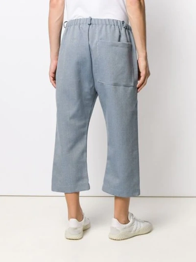 Shop A-cold-wall* Cropped Trousers - Blue