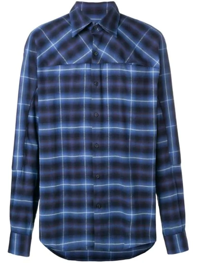 Shop House Of The Very Islands Check Shirt - Blue
