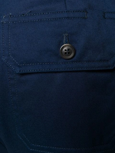 Shop Maison Margiela Loose Fit Trousers In Blue