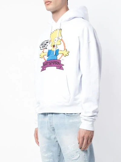 OFF-WHITE BART HOODIE - 白色