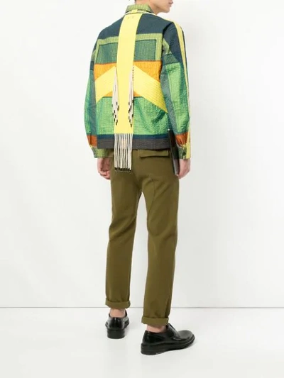 Shop Craig Green Patchwork Lightweight Jacket - Multicolour