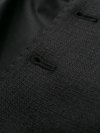 Shop Tagliatore Woven Waistcoat In Black
