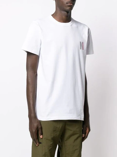 Shop Norse Projects Logo Patch T-shirt In White