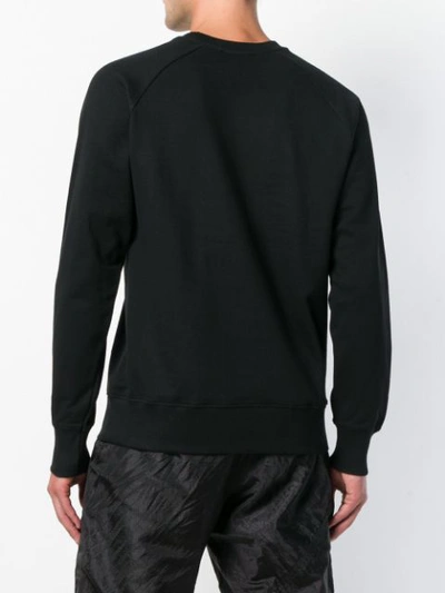 Shop Christopher Raeburn Remade Print Sweater In Black