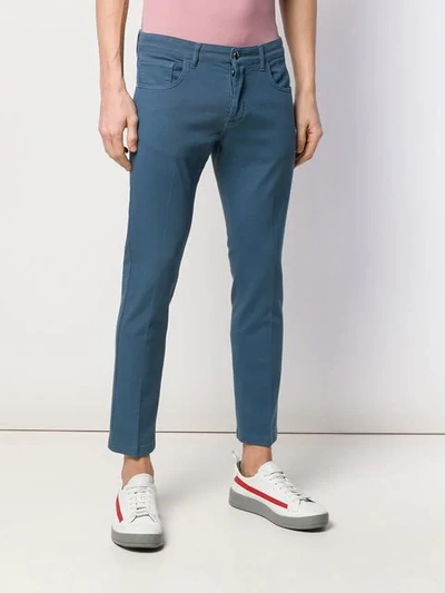 Shop Entre Amis Cropped Slim In Blue