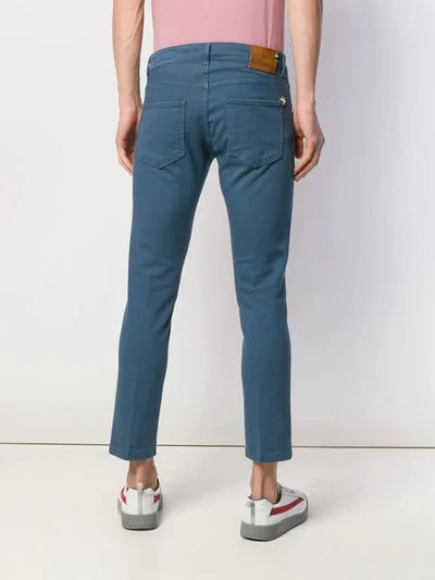 Shop Entre Amis Cropped Slim In Blue