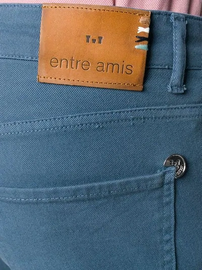 Shop Entre Amis Cropped Slim In Blue