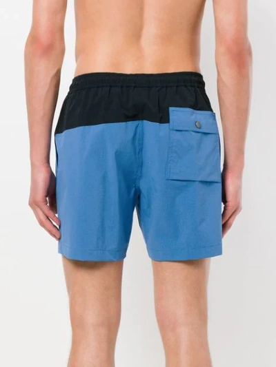 Shop Theory Cosmos Swim Shorts In Blue
