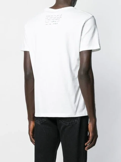 Shop Dust Printed Crew Neck T In White