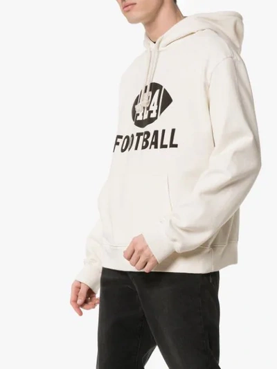 Shop 424 Football Logo Hoodie - Neutrals