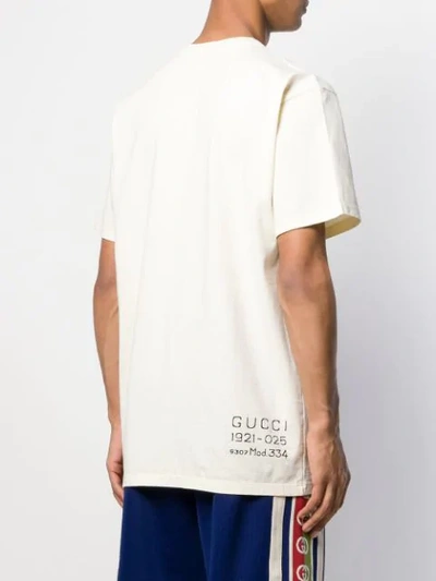 Shop Gucci Oversized T-shirt In Neutrals