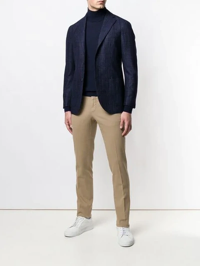 Incotex Slim Fit Chinos In Neutrals