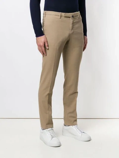 Incotex Slim Fit Chinos In Neutrals