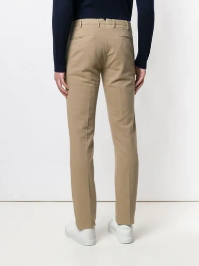 Incotex Slim Fit Chinos In Neutrals