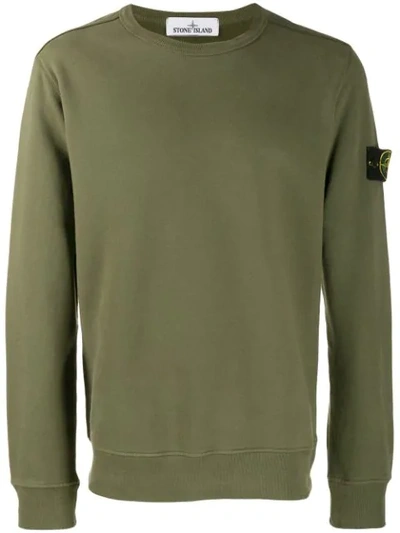 STONE ISLAND CLASSIC SWEATSHIRT - 绿色