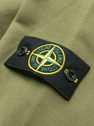 Shop Stone Island Classic Sweatshirt In V0058 Olive