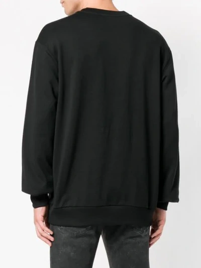 Shop Dolce & Gabbana Sweatshirt Mit Patches - Schwarz In Black