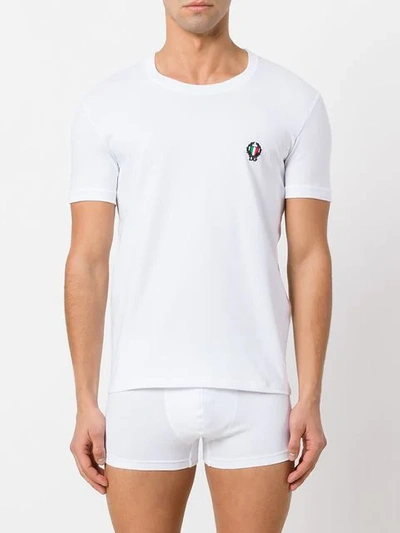 Shop Dolce & Gabbana Round Neck T-shirt In White