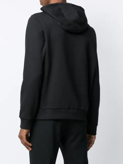 Shop Fendi Bag Bugs Appliqué Hoodie In Black
