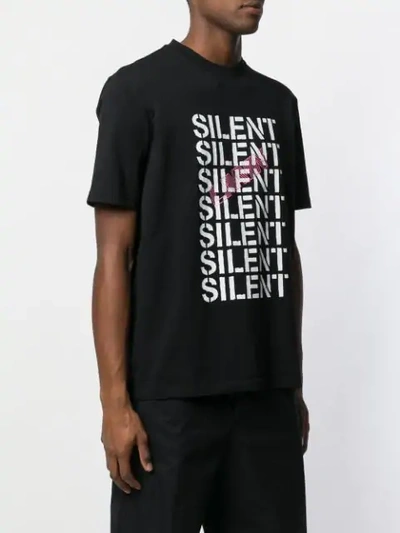 Shop Lanvin Silent T-shirt In Black