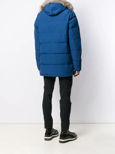 Shop Canada Goose Parka-style Padded Coat In Blue