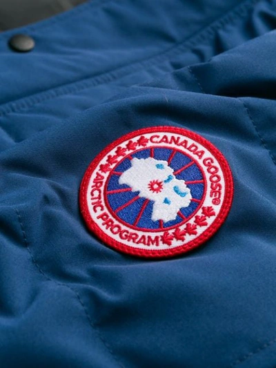Shop Canada Goose Parka-style Padded Coat In Blue