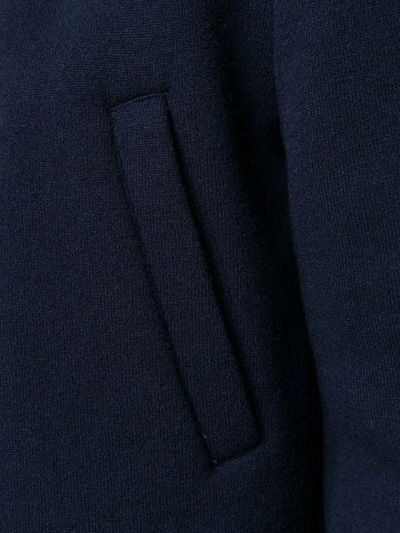 Shop Herno Hooded Coat In Blue