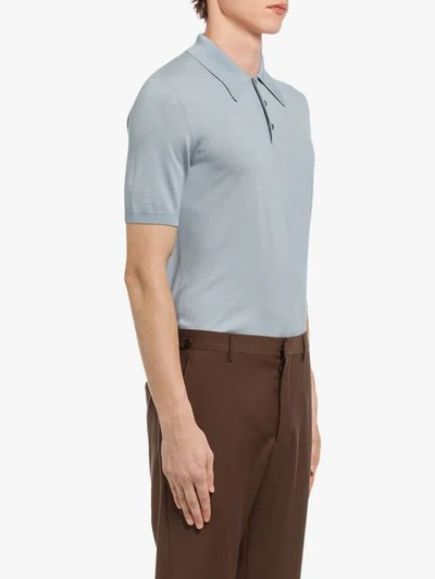 Shop Prada Wool And Mohair Trousers In Brown