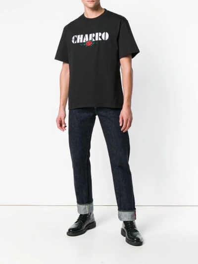 Shop M1992 Printed T-shirt In Black