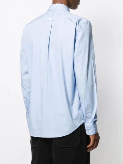 Shop Acne Studios Isherwood Soft Pop Shirt In Blue
